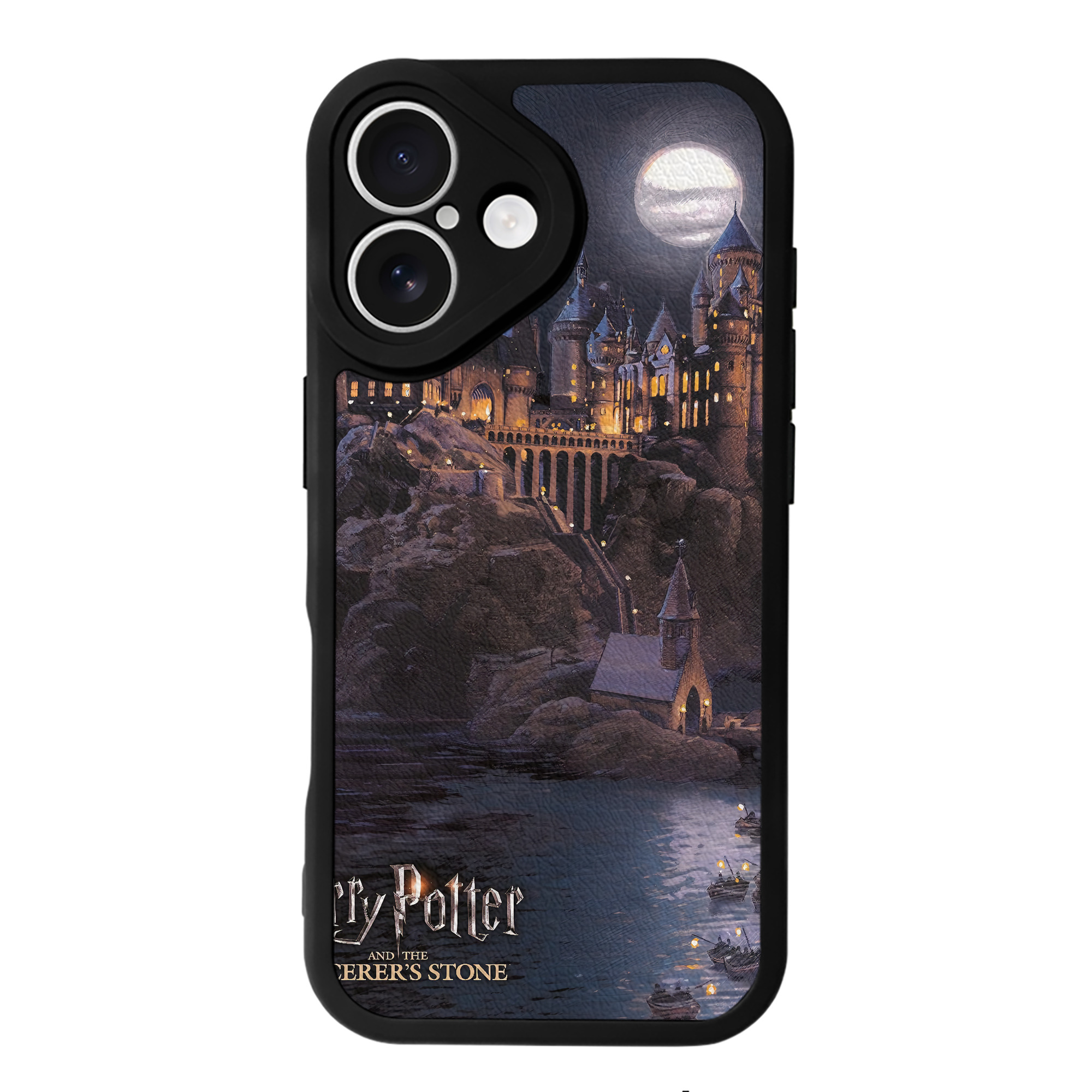 （画像用） Harry Potter ハリー・ポッターシリーズ 【iPhone 16シリーズ対応】シリコンスマホケース（レザー調） 材質：シリコン